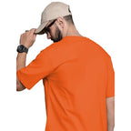 Men Oversized Orange T-Shirt
