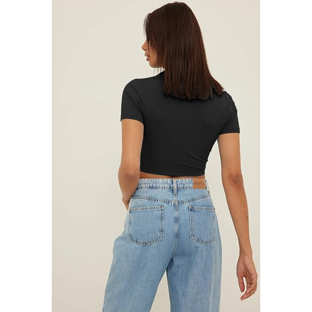 Women's Slim Fit Crop Top