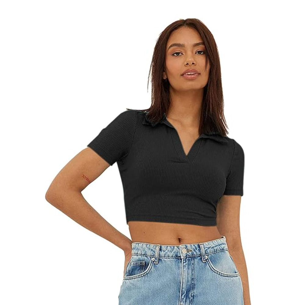 Women's Slim Fit Crop Top