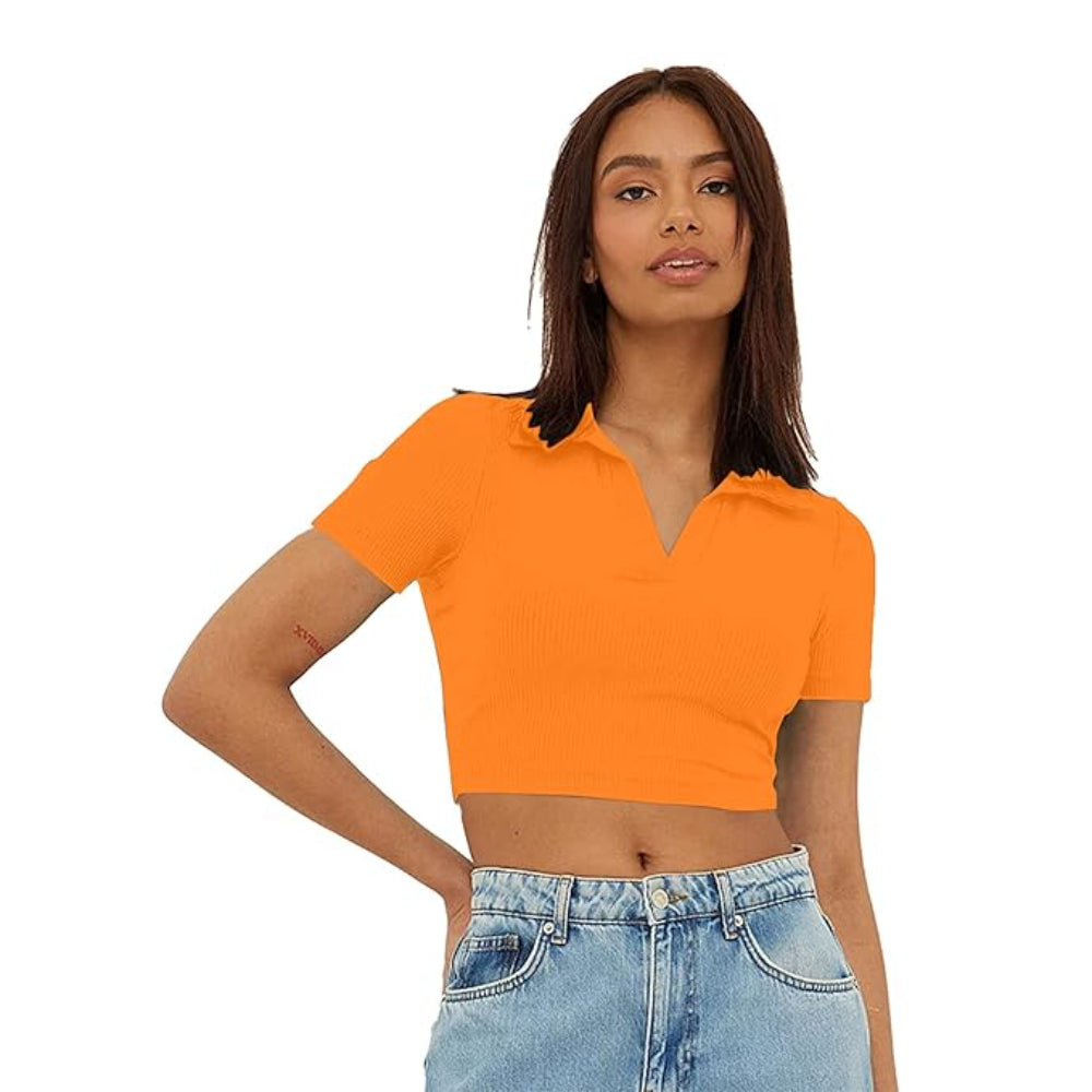 Women's Slim Fit Crop Top