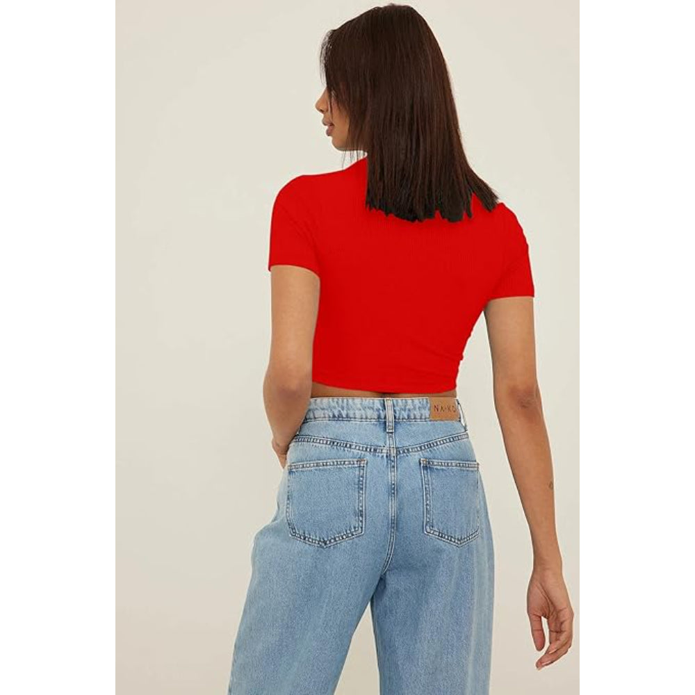 Women's Slim Fit Crop Top
