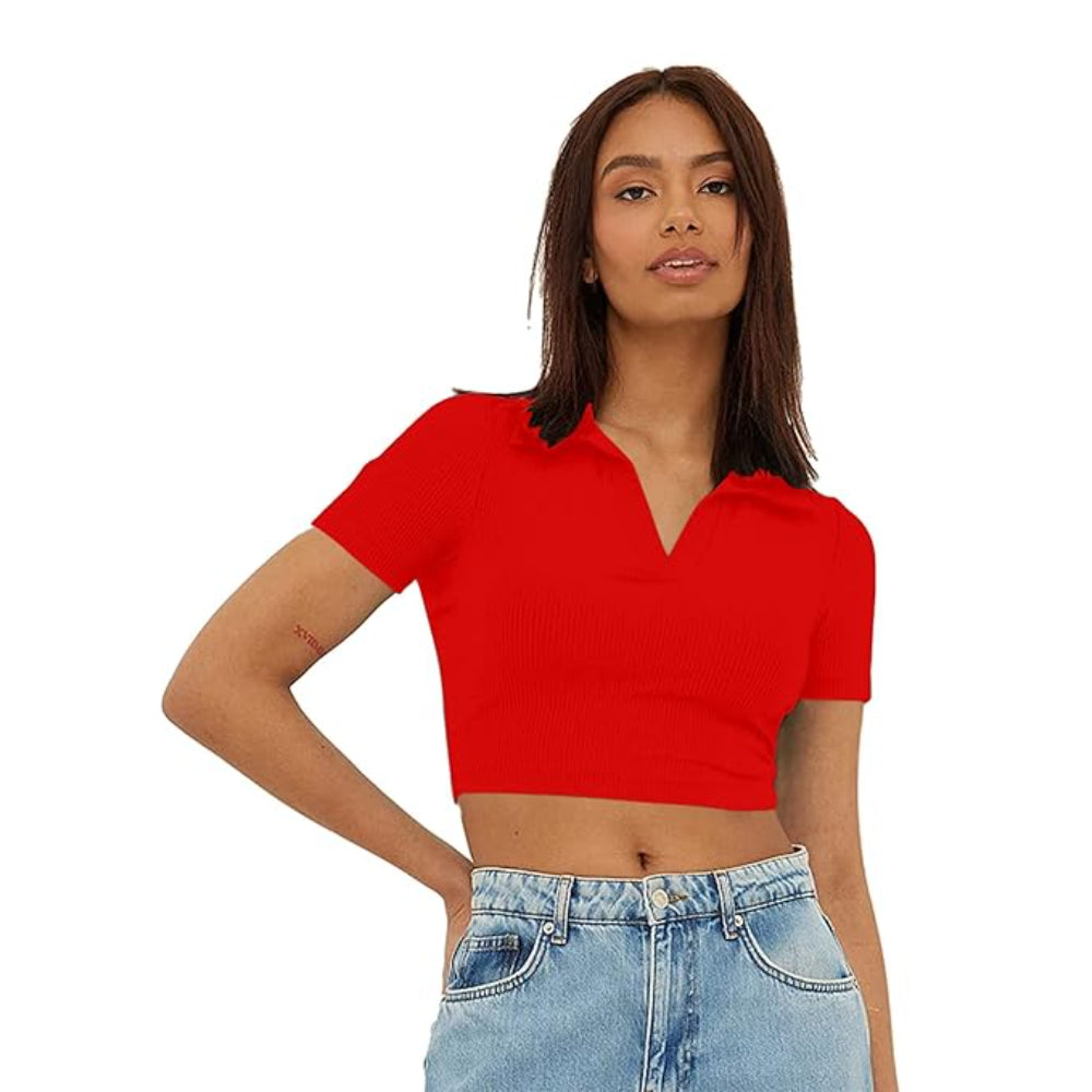Women's Slim Fit Crop Top