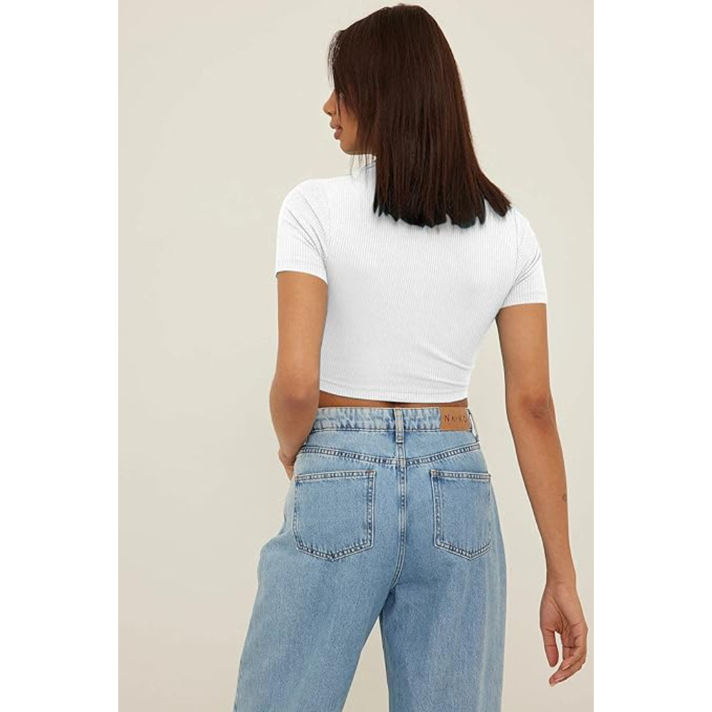 Women's Slim Fit Crop Top
