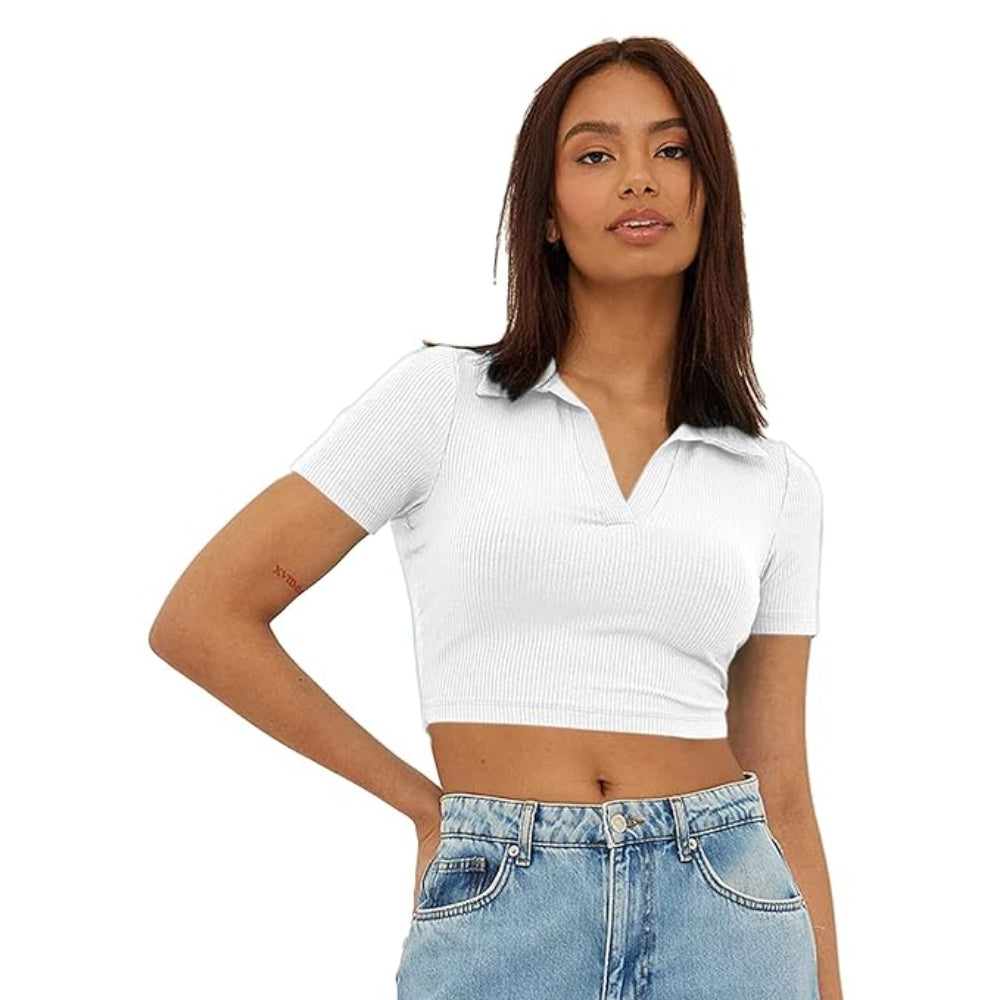 Women's Slim Fit Crop Top