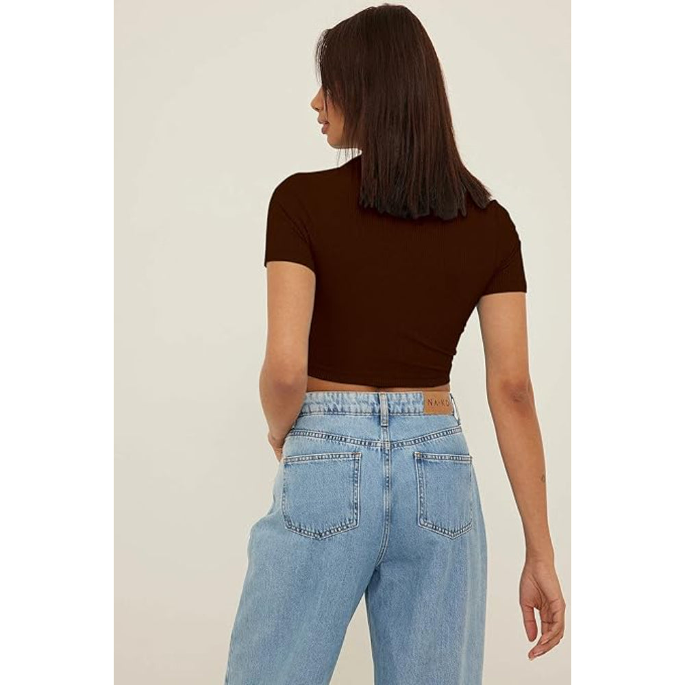 Women's Slim Fit Crop Top