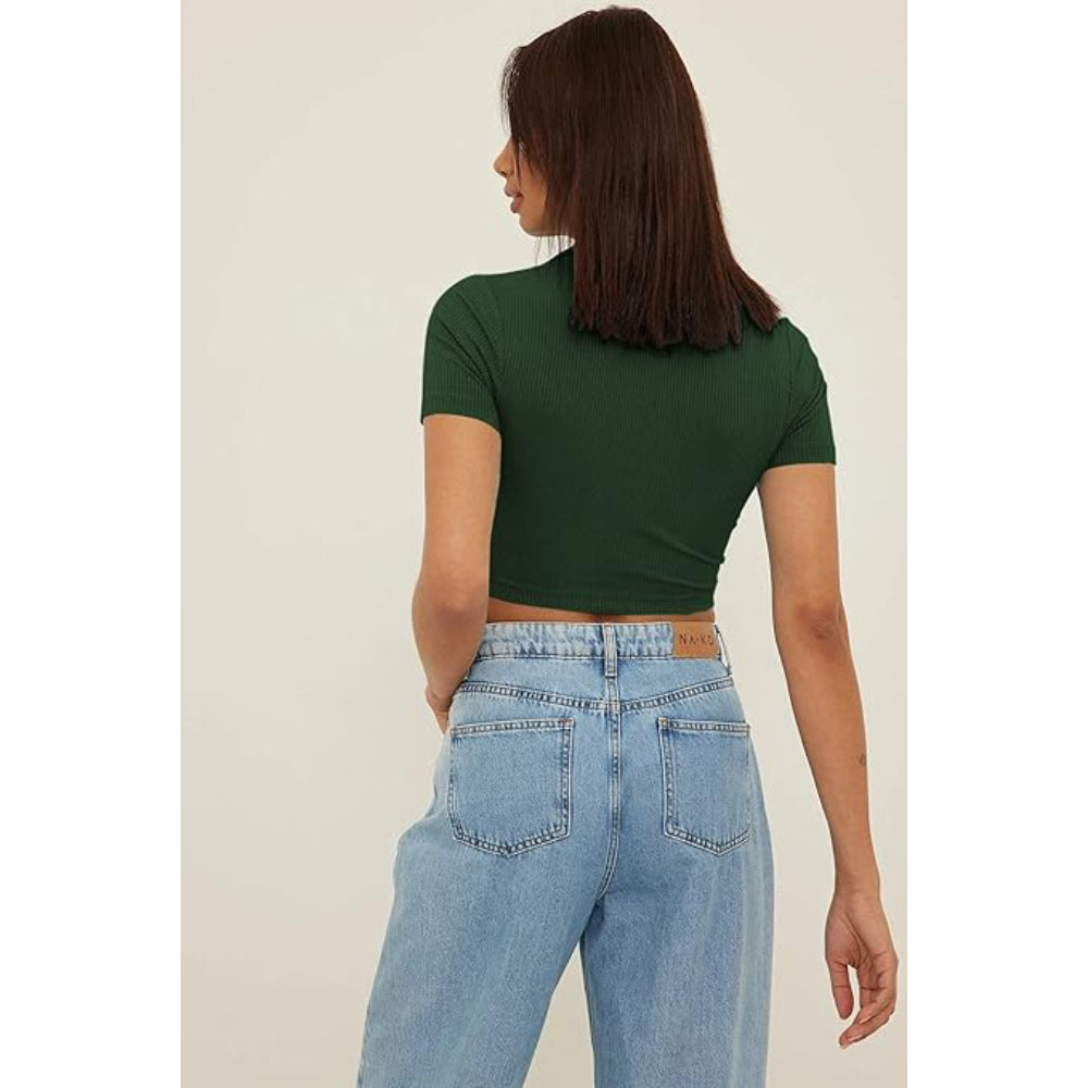 Women's Slim Fit Crop Top