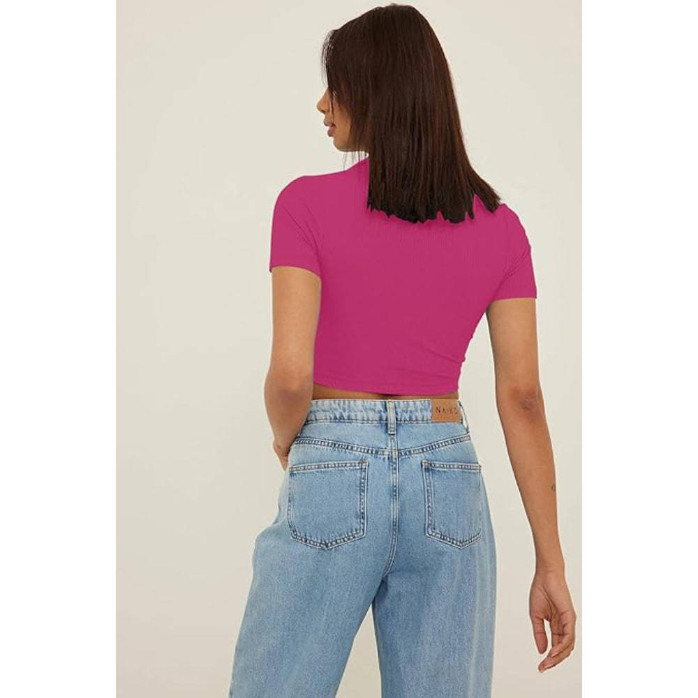 Women's Slim Fit Crop Top