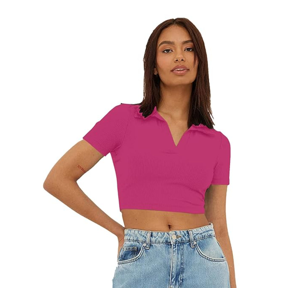 Women's Slim Fit Crop Top