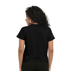 Women Stylish Plain Black Crop Top