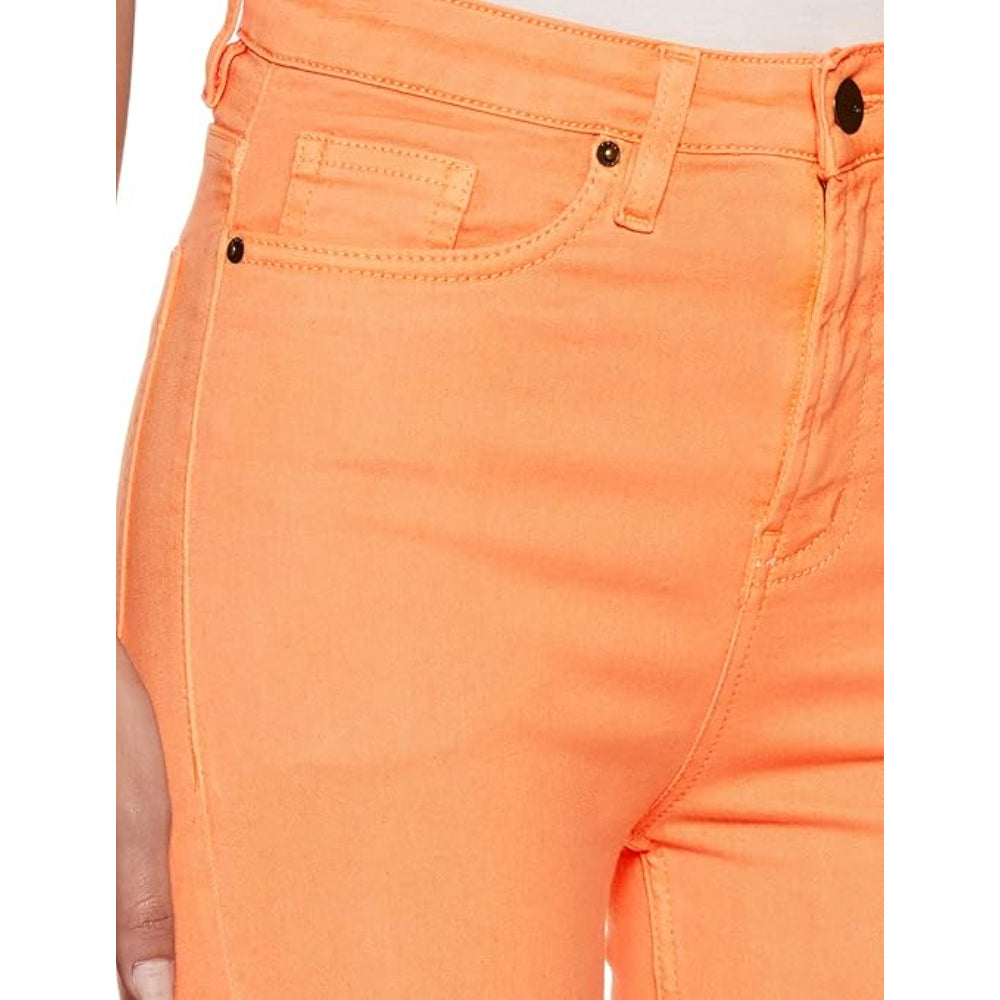 Women Stretchable Denim Peach Jeans