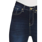 Women Ankle Length Iris Navy Jeans