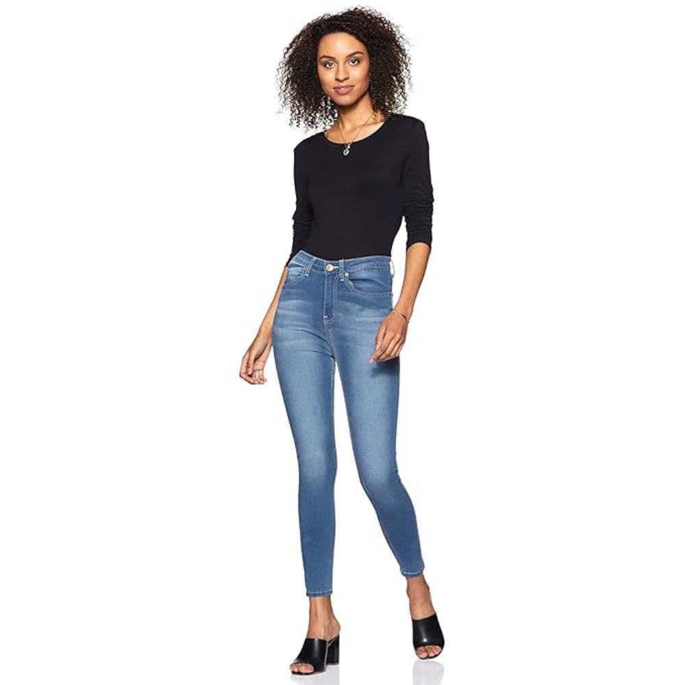 Women Ankle Length Light Blue Jeans
