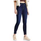 Women Ankle Length Med Blue Jeans