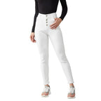 Women Skinny Regular White Jeans