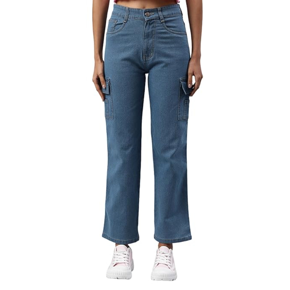 Women Stretchable Cargo Stone Joggers