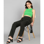 Women Cargo Dark Grey Jeans