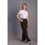 Women Korean Cargo Brown Pants