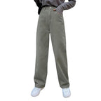 Womens Denim Green Jeans
