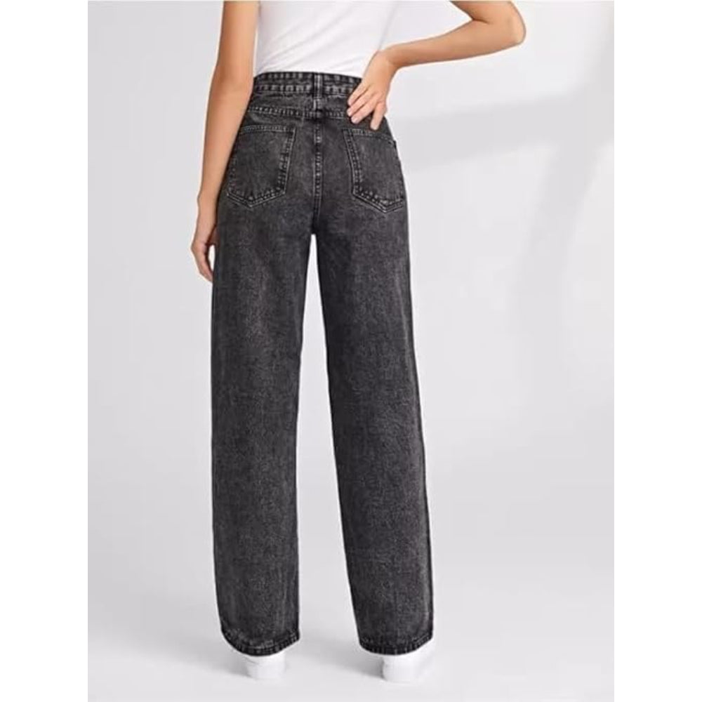 Womens Denim Dark Grey Jeans