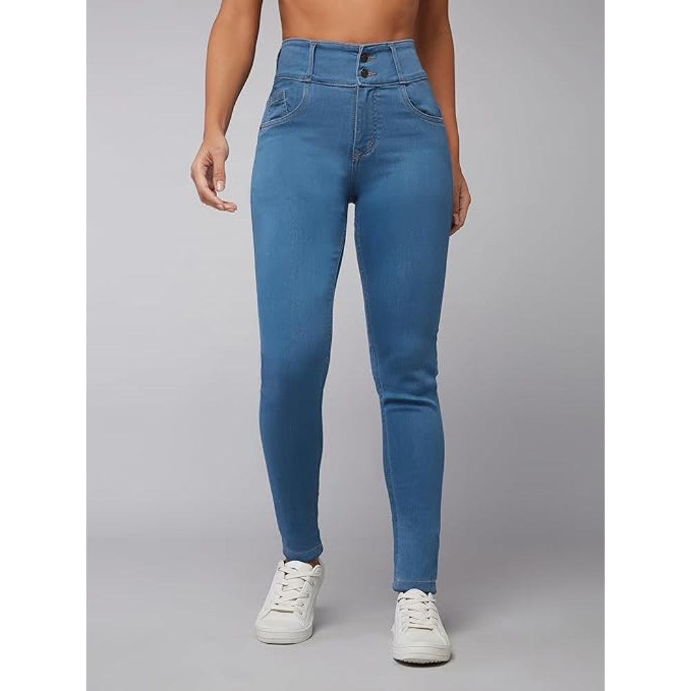 Women Skinny Fit Colorado Blue Jeans