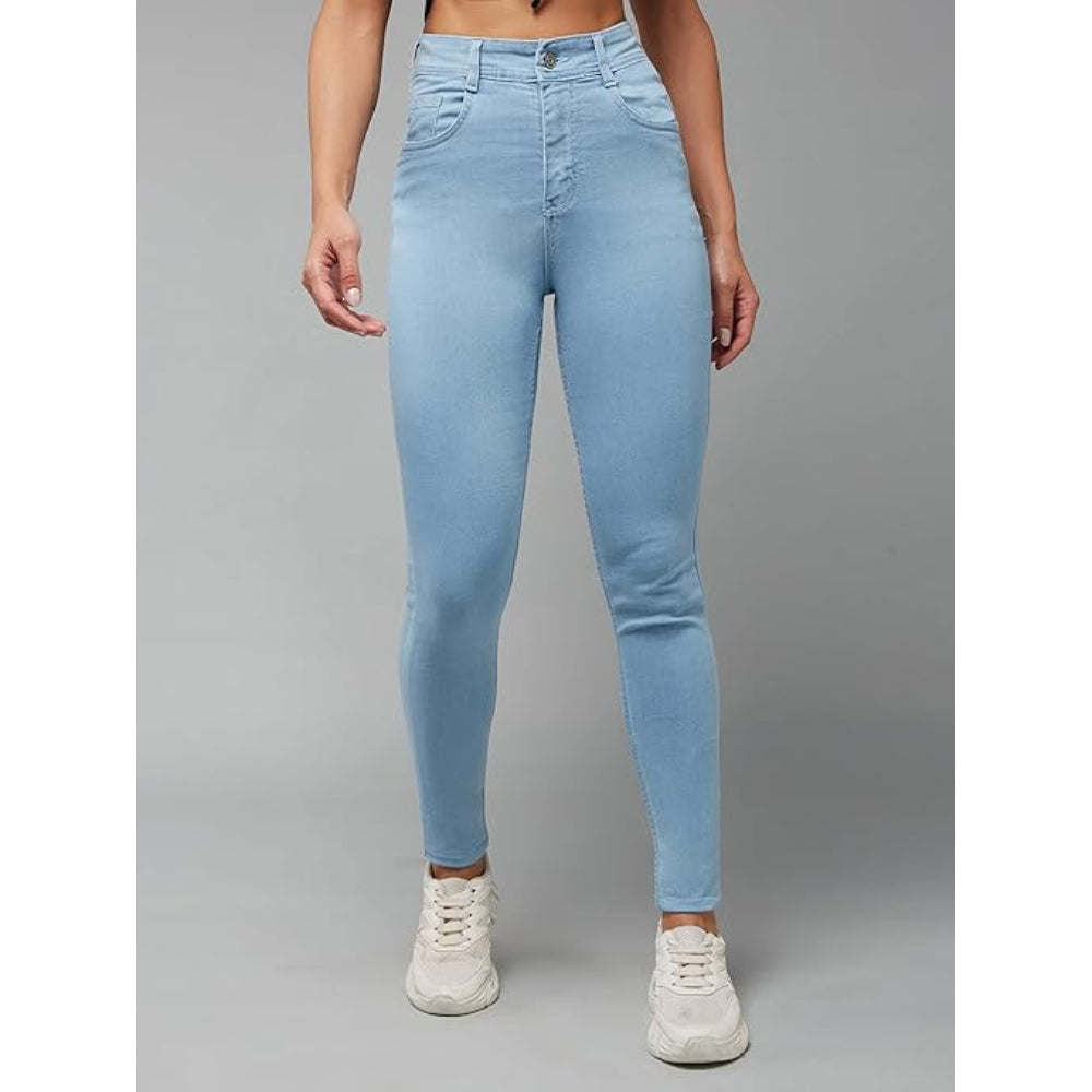 Women Skinny Fit Light Blue Jeans