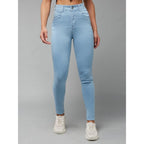Women Skinny Fit Light Blue Jeans
