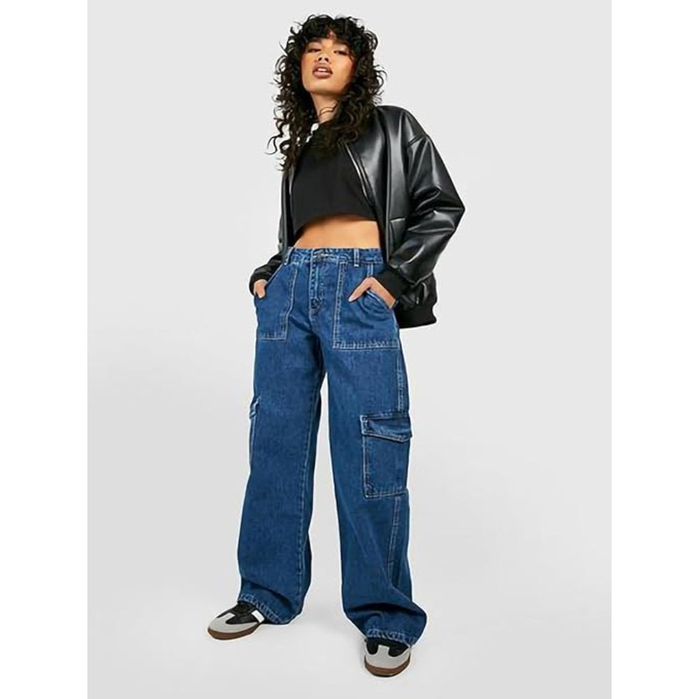 Women's Cargo Aegean Blue Jeans
