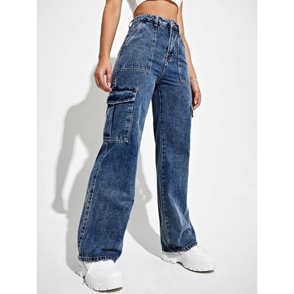 Women's Cargo Chelsea Blue Jeans