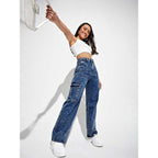 Women's Cargo Chelsea Blue Jeans