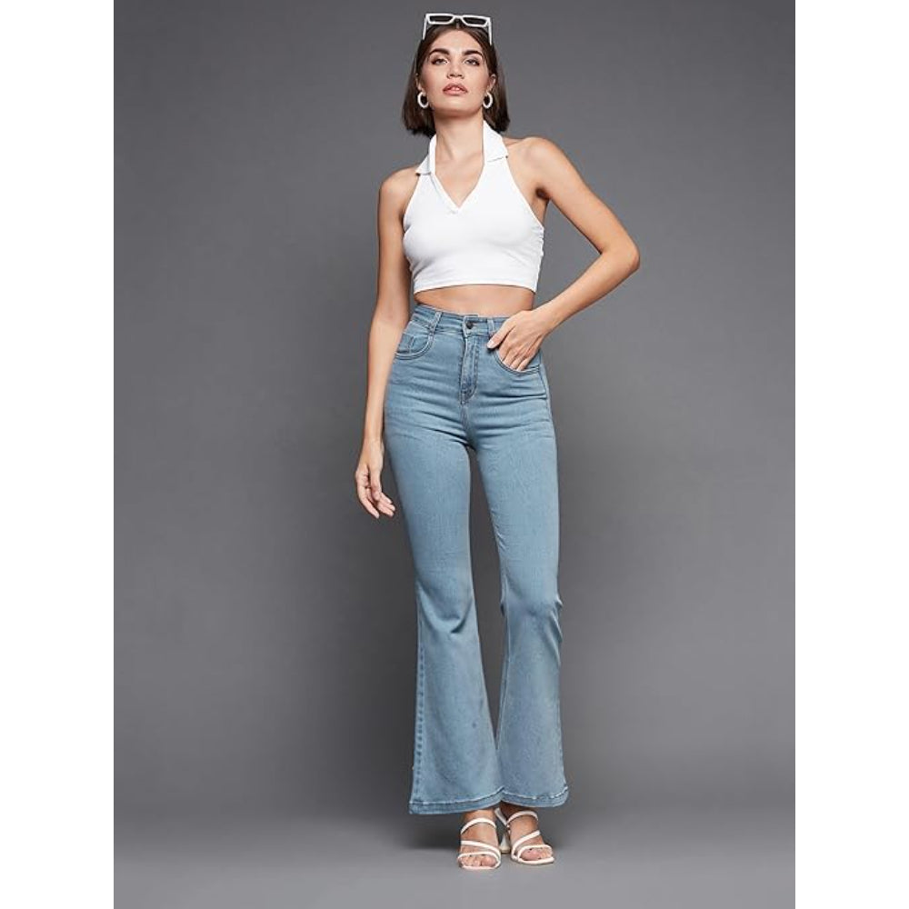 Women's Bootcut Sky Blue Jeans