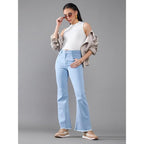 Women's Bootcut Light Blue Jeans