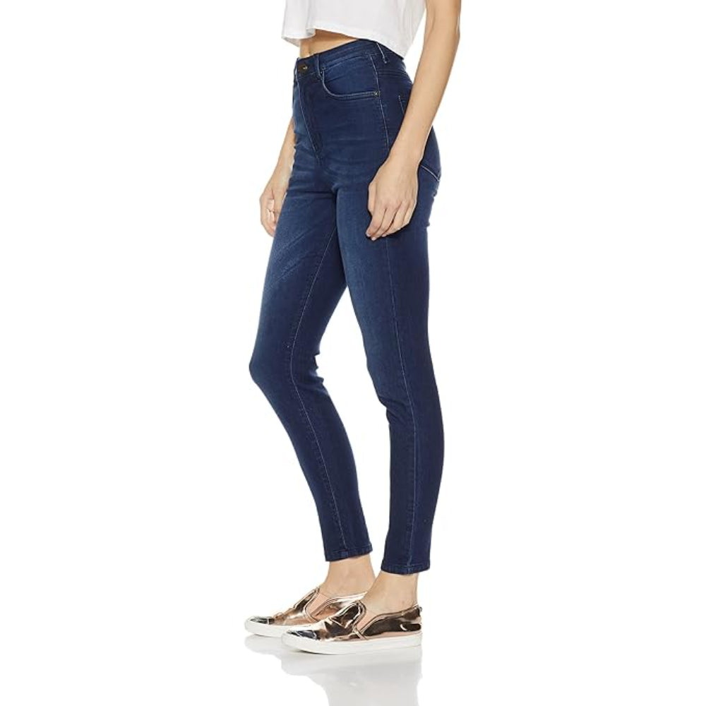 Women Stretchable Denim Dark Blue Jeans