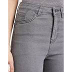 Women Stretchable Denim Grey Jeans