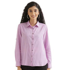 Women Stylish Casual Lilac Shirt