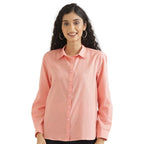 Women Stylish Casual Peach Shirt