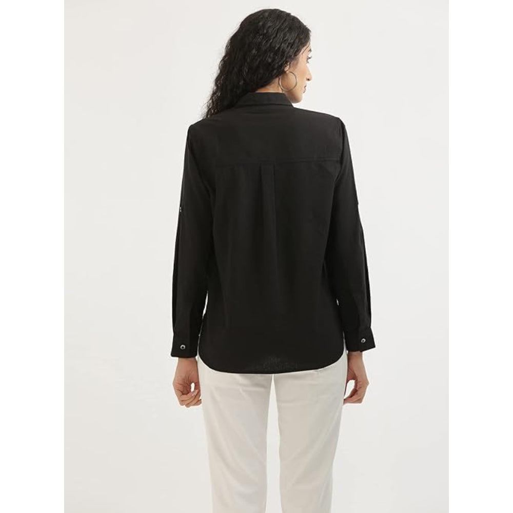 Women Stylish Casual Black Shirt